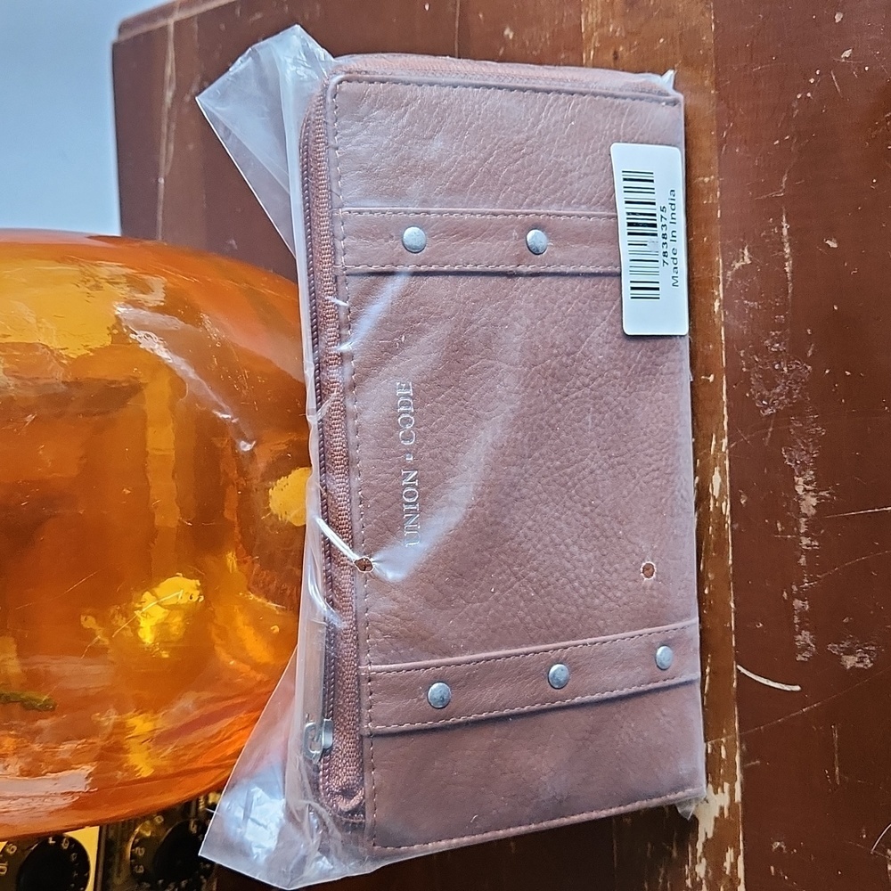 Union Code Shop LC Dark Cognac Leather RFID Wallet